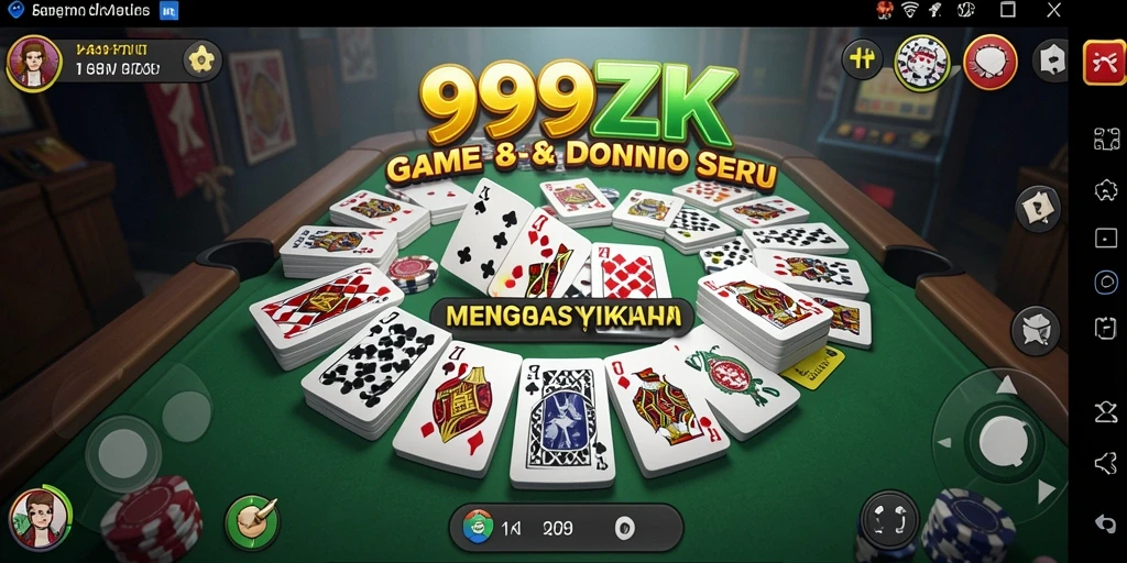 Tampilan gameplay seru di 999ZK dengan efek grafis yang menarik.