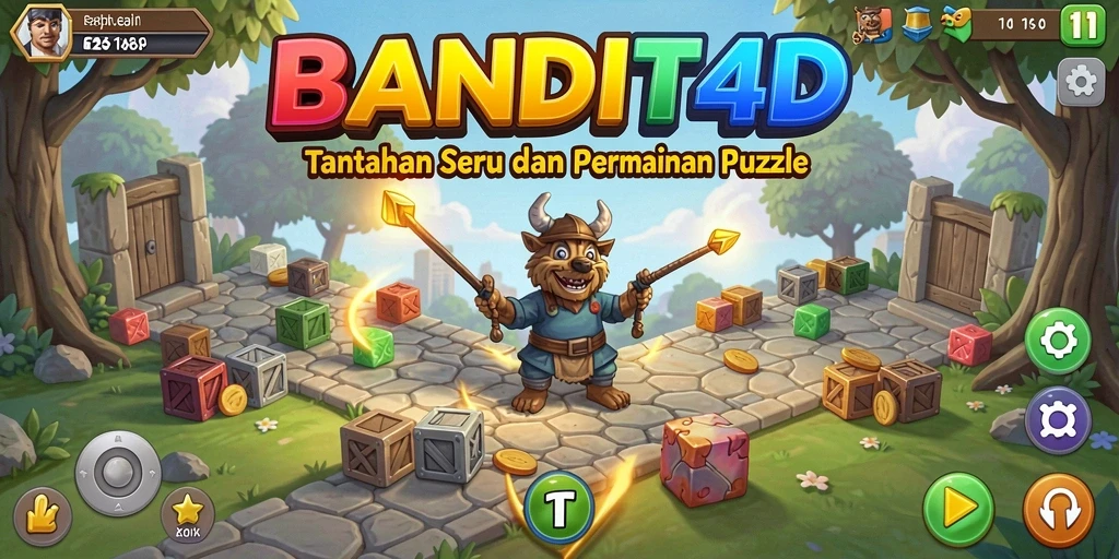 Tampilan gameplay <strong>BANDIT4D</strong> yang menggugah selera dan menantang.