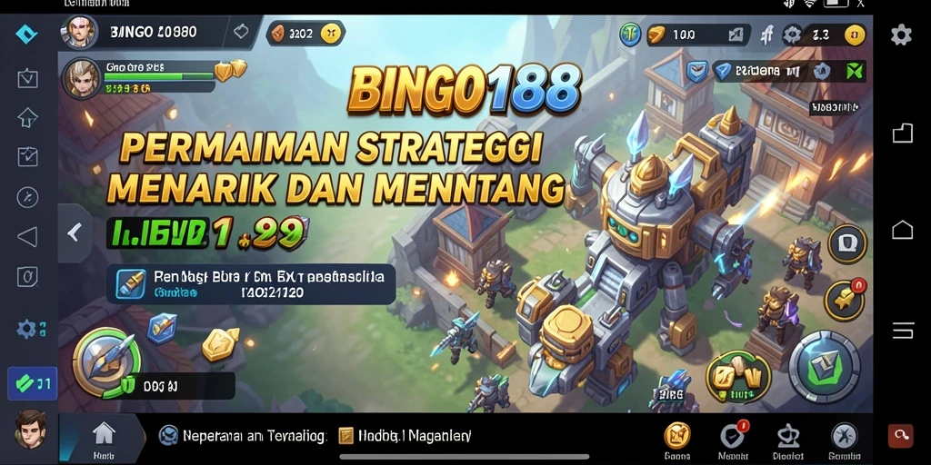 Screenshot gameplay BINGO188 yang menampilkan aksi strategi mendebarkan.