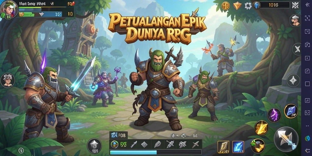 Tampilan menarik dari gameplay RPG F08 yang penuh aksi dan petualangan.