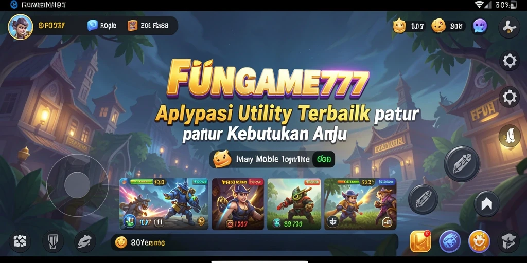 Tampilan antarmuka FUNGAME777 yang memudahkan pengguna.