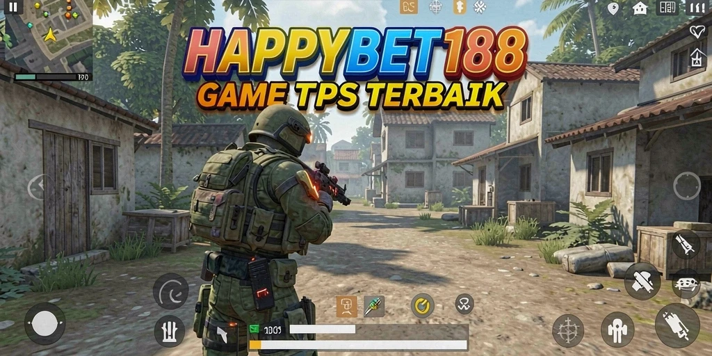 Screenshot utama <strong>HAPPYBET188</strong> menampilkan pertempuran yang intens dan karakter yang dinamis.