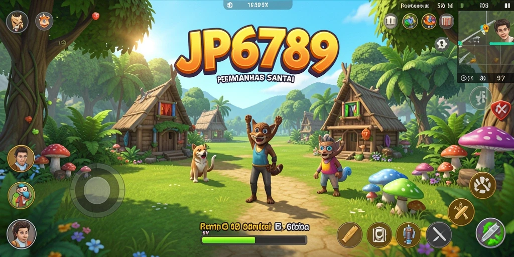 Tangkapan layar gameplay JP6789 yang menggambarkan keseruan permainan casual.