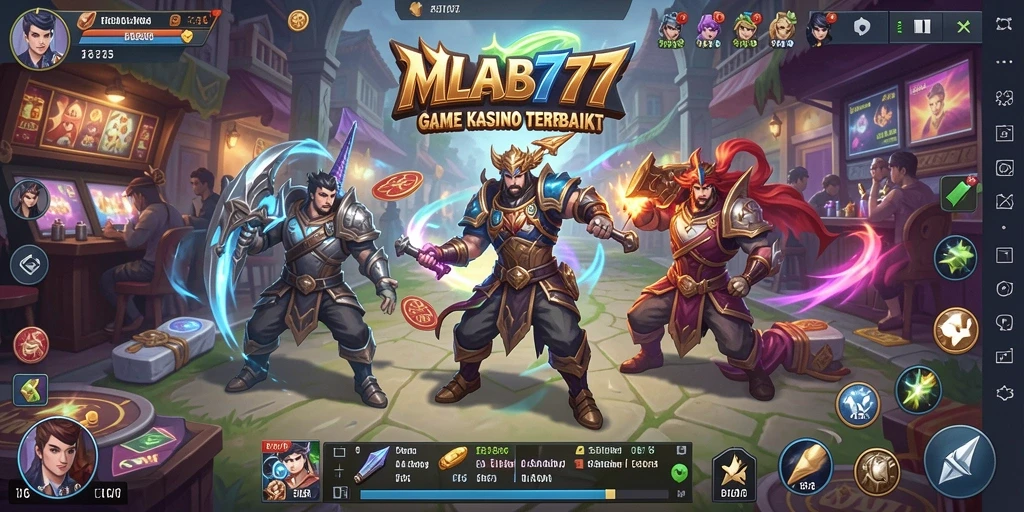 Tampilan menarik dari gameplay Kasino di MLBB777.