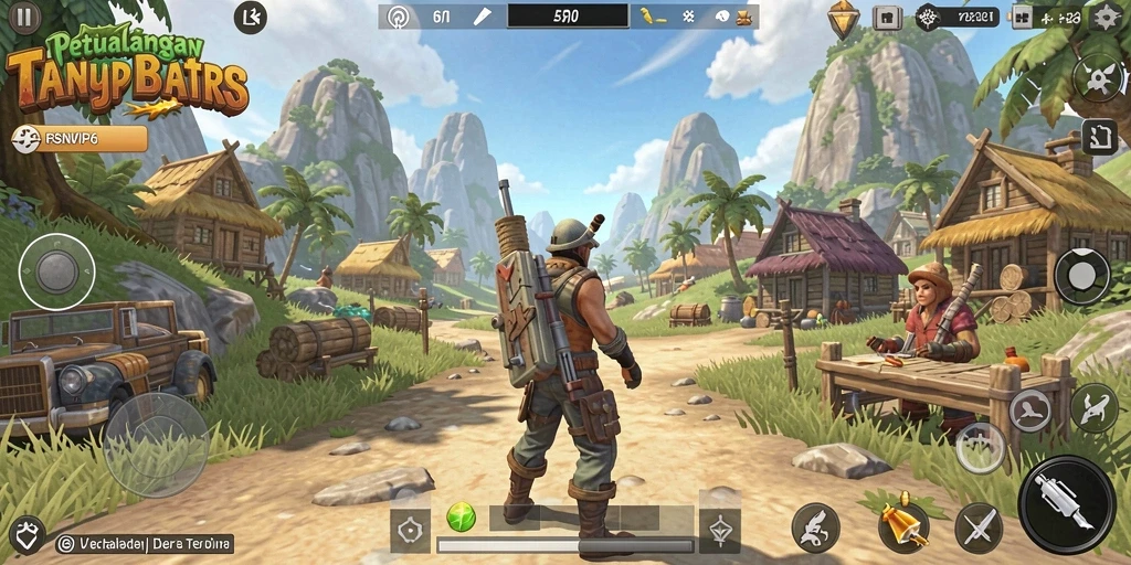 Screenshot menampilkan gameplay menarik di dunia terbuka RSNVIP6.