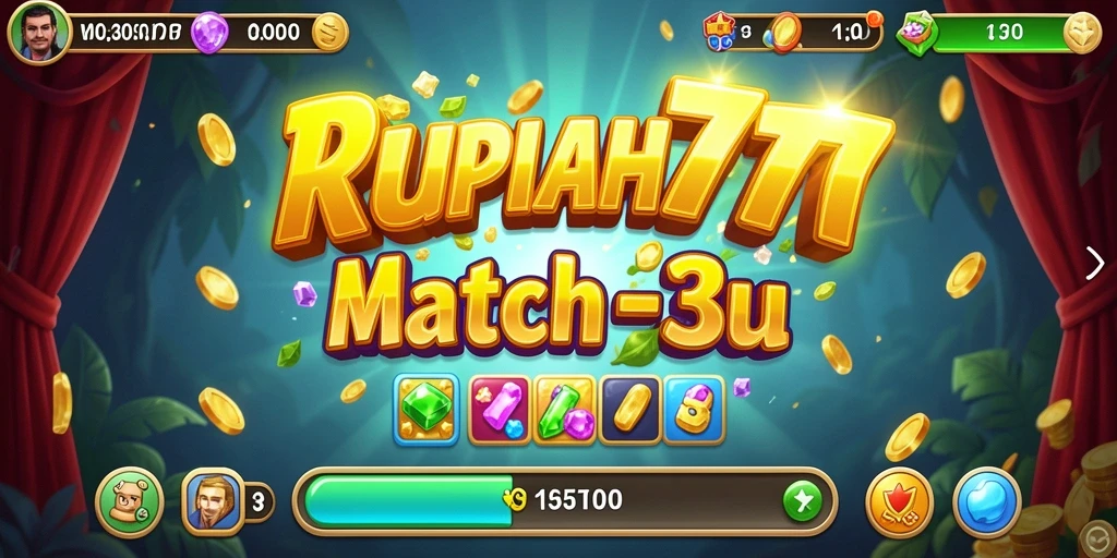 Menampilkan gameplay seru dan menantang dalam permainan Match-3.